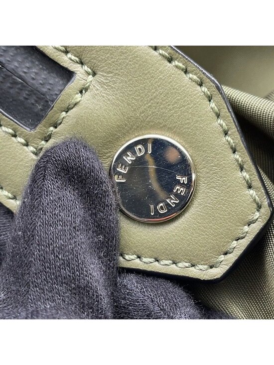 Fendi Backpack Nylon Leather Siu with Chair main image 5